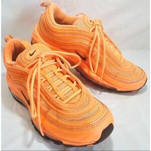 Nike Air Max 97 Womens Size 8.5 Atomic Orange Athletic Sneakers Shoes DM8338-800